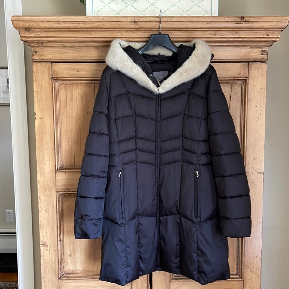 Black warm coat